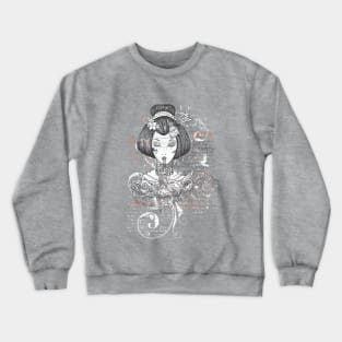 Geisha Peace Crewneck Sweatshirt